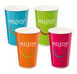 Vasos "Enjoy" para bebidas frías 40 cl- Paquete de 300