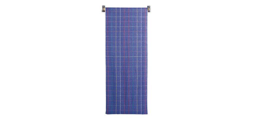 Essuie-mains textile manchon pour sanitaires 70 % coton bleu – Lot de 2