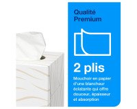 Tork Soft White Cube Box Tissues, Premium, 2-ply, 100 sheets