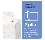 Mouchoirs Tork cubique blanc - boîte de 100
