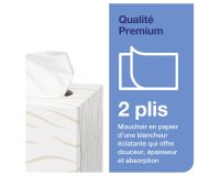 Tork Soft White Cube Box Tissues, Premium, 2-ply, 100 sheets