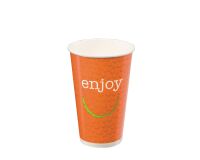 Becher "Enjoy" für kalte Getränke Einwegbecher Karton 30 cl - Set von 300
