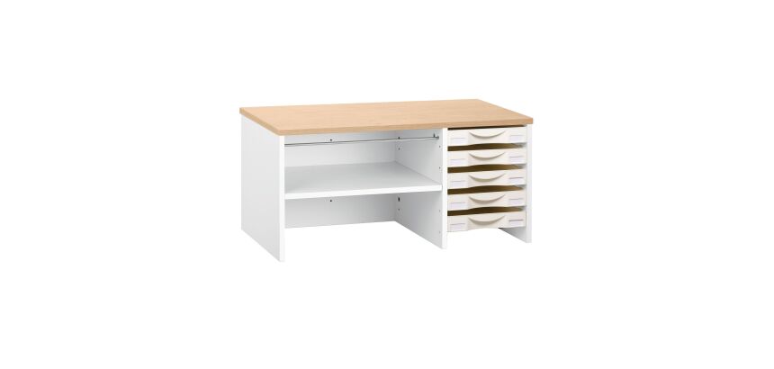 Box de rangement Ineo blanc