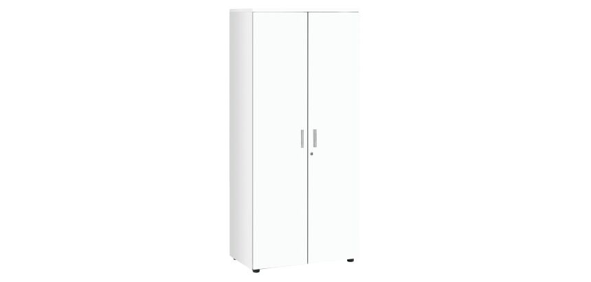 Armoire haute portes battantes H 180 x L 80 cm Intuitiv'