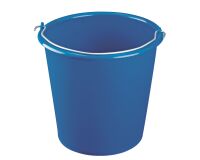 Round bucket 10 litres, blue