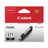 Canon CLI-571BK cartouche noire photo pour imprimante jet d'encre