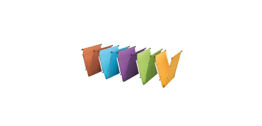 Dossier suspendu pour armoires kraft Ultimate AZV Elba fond 15 mm couleurs assorties