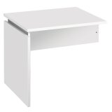 Hanging side table for desk Intuitiv' white W 80 x D 60 cm 