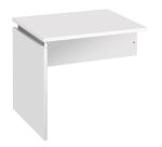 Retour bureau suspendu Ineo réglable en hauteur plateau blanc L 80 x P 60 cm