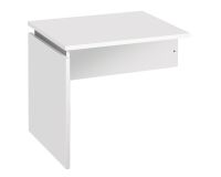 Retour bureau suspendu Ineo réglable en hauteur plateau blanc L 80 x P 60 cm