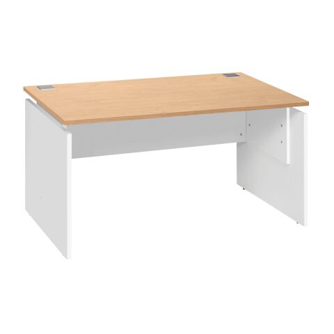 Mesa recta regulable Intuitiv 140 cm Roble