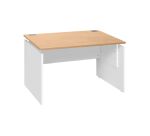 Bureau droit Ineo chêne clair L 120 cm