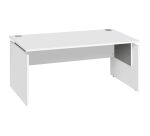 Bureau droit Intuitiv' réglable en hauteur piètement plein bois