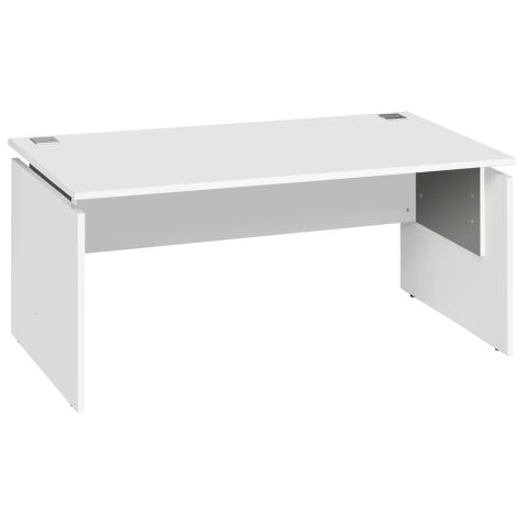 Mesa recta regulable Intuitiv 160 cm Blanco Aluminio