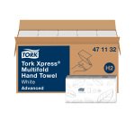 Essuie-mains pliage enchevêtré Tork H2 Advanced - Carton 3800