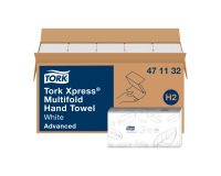 Paper towels folded in Z Tork H2 Advanced - Box of 3800