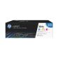 HP 304A - CF372AM Pack de 3 toners couleurs