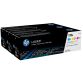 HP 128A (CF371AM) Pack tóner original tricolor de capacidad estándar (3 x 1300 páginas)