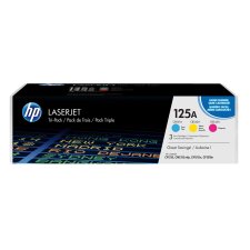 HP 125A - CF373AM Pack de 3 toners cyan, magenta, jaune