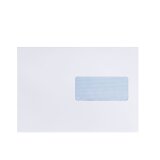 Umschlag 162 x 229 mm La Couronne 100 g mit Fenster 45 x 100 mm weiß - Box von 200