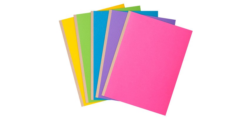 File folder in cardboard with bellow Exacompta 24 x 32 cm - Pack of 10