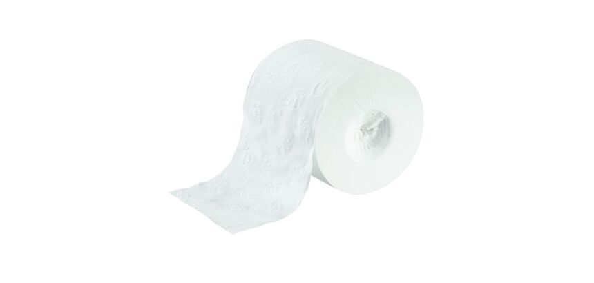 Papier toilette double épaisseur Tork T7 Mid-size doux sans mandrin - 48 rouleaux de 450 feuilles