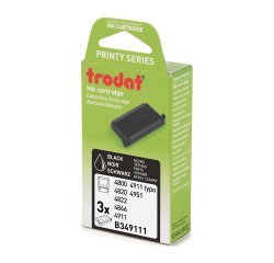 Blister of 3 ink cassettes for Trodat Printy 6/4911 - Set of 3