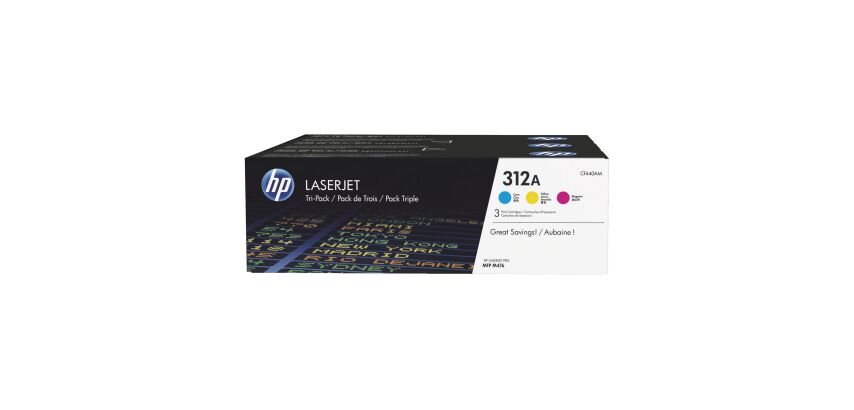 HP 312A Pack von 3 Toner Farben