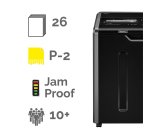 Destructeur Powershred 325i - Coupe fibre P-2 - 26 feuilles - Fellowes
