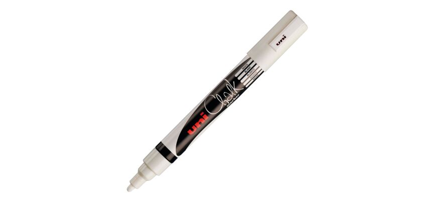 Marqueur craie liquide chalk Uni-Ball pointe ogive 1,8 à 2,5 mm
