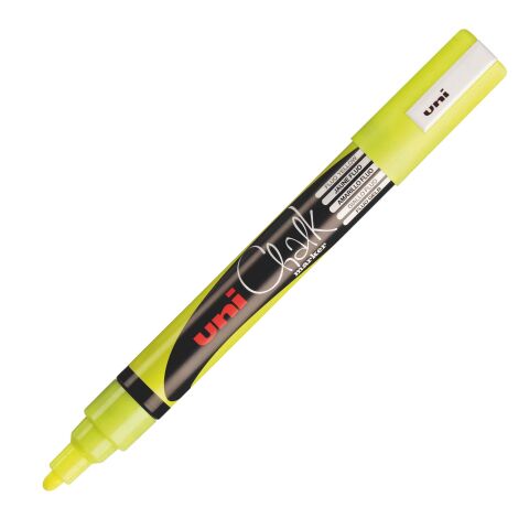 Rotulador Tiza Uni-Ball Chalk amarillo