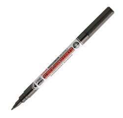 Permanente textielstift Uni-Ball met kogelpunt 0,8 mm zwart