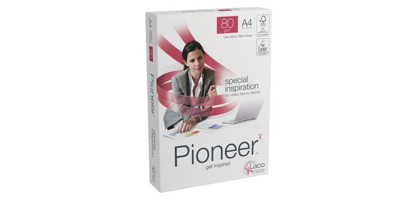Papel blanco A4 80 g Pioneer Special Inspiration - paquete de 500 hojas