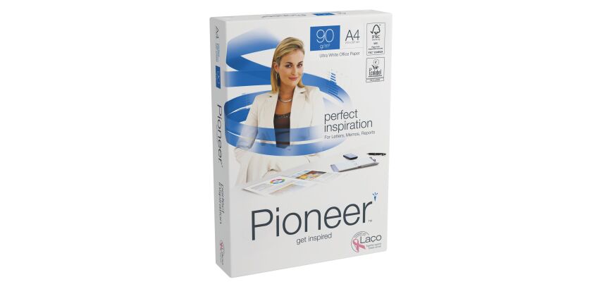 Papel blanco A4 90 g Pioneer Perfect Inspiration - paquete de 500 hojas