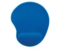 Tapis souris repose poigné - Ergo Design bleu