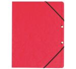 Chemise à élastique sans rabat carte Exacompta 24 x 32 cm dos 2,5 cm couleur