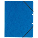 Map met elastiek zonder klep in karton Exacompta 24 x 32 cm rug 3,5 cm