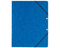 Chemise à élastique sans rabat Exacompta 24 x 32 cm - bleue