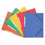 Folder with elastic without flap in cardboard Exacompta 24 x 32 cm rug 3,5 cm