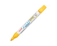 Marqueur permanent Uni-Ball Paint Marker pointe ogive de 2,2 à 2,8 mm - jaune