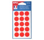 Pastille adhésive Ø 19 mm Agipa 11196 couleur - Boîte de 90