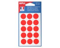 Adhesive labels Ø 19 mm Agipa 11196 colours - Pack of 90