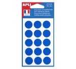 Pastilles adhésives Ø 19 mm couleurs - Pochette de 90 gommettes