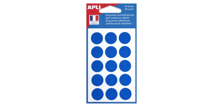 Klevertjes Ø 19 mm Agipa 11196 kleuren - Pak van 90