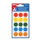 Pastille adhésive Ø 19 mm Agipa 100088 couleurs assorties - Boîte de 90