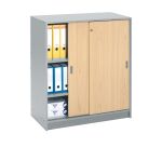 Armoires à portes coulissantes décor bois