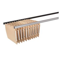 Set van 2 ophangstaven voor hangmappen lengte 75 cm