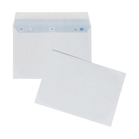 Enveloppe 162x 229 mm La Couronne 80 g sans fenêtre blanche - Boîte de 200