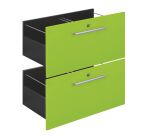 Lot de 2 tiroirs pour bibliothèque modulaire