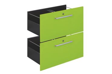 Lot de 2 tiroirs kiwi pour module biblicasei